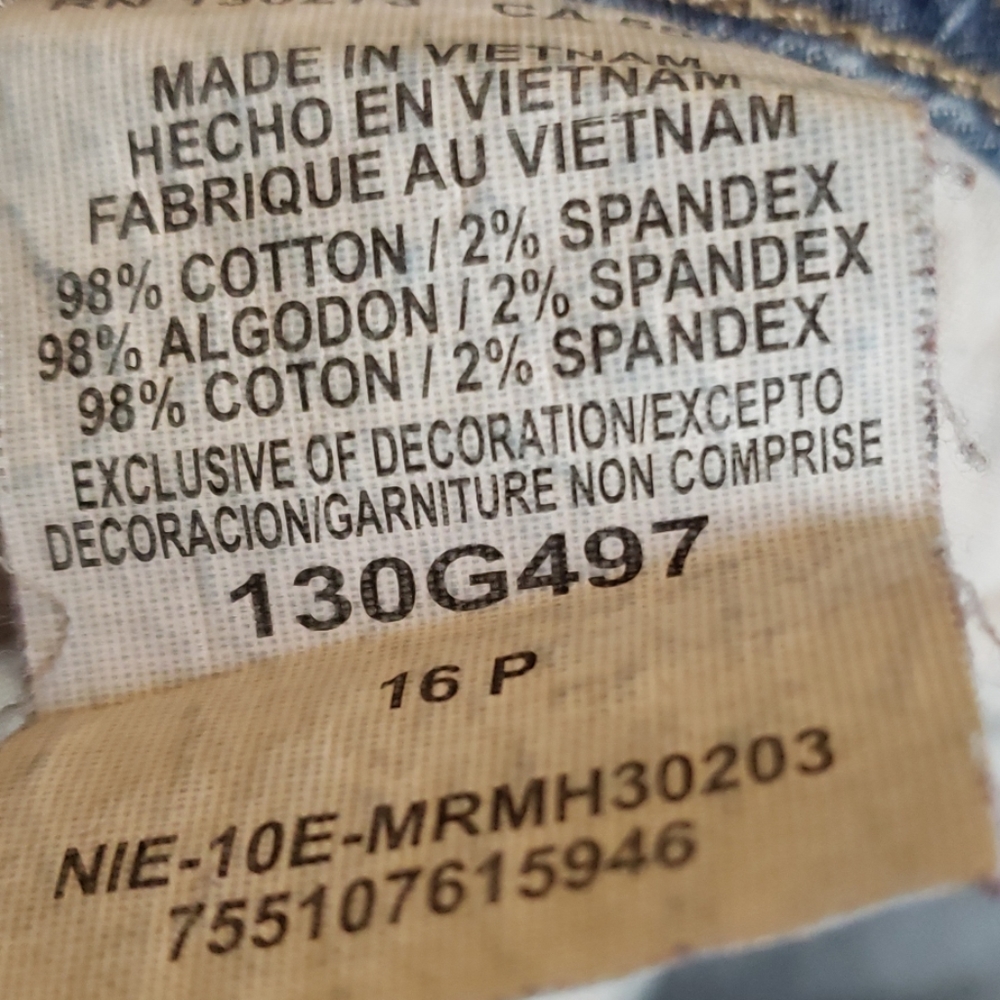 👖Lee Riders, Classic Denim Bootcut Jeans Size 16P - Picture 6 of 6